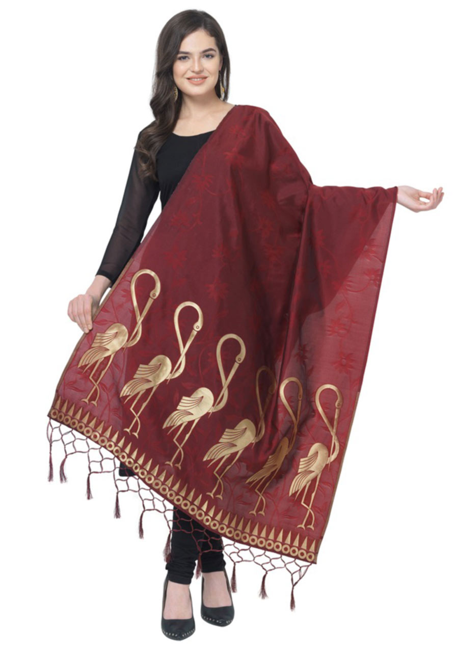 Silk Jacquard Dupatta Manufacturer Silk Jacquard Dupatta Manufacturer